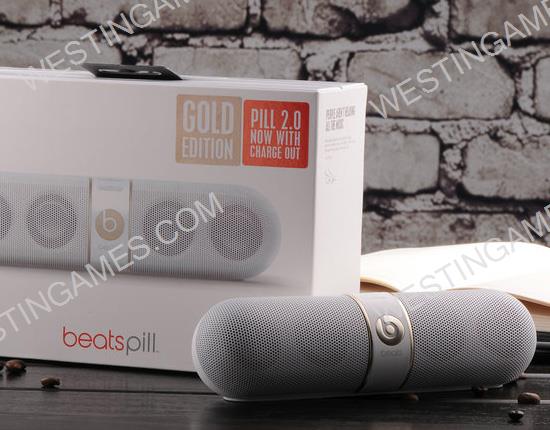 New Bluetooth Portable Speaker Wireless Audio System for Beats By Dr. Dre Pill 2.0 - Limited Gold A+