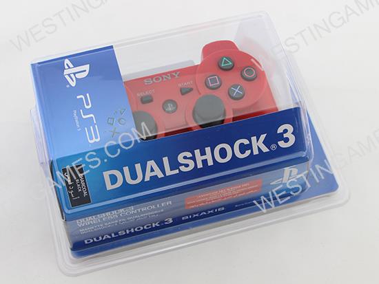 Bluetooth Wireless Controller New Blister Packing for Sony PS3 EU Version - Red