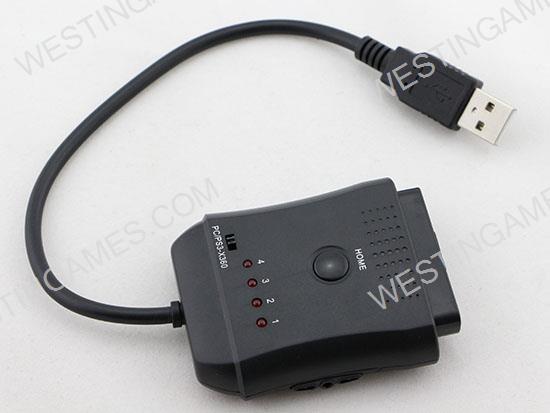 4 in 1 Multi PS1/PS2 Game Controller Converter Adapter to PS3/XBOX360/PC/XINPUT 03