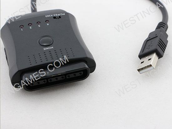 4 in 1 Multi PS1/PS2 Game Controller Converter Adapter to PS3/XBOX360/PC/XINPUT 06