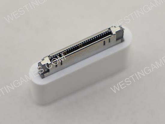 Lightning 8Pin to 30Pin Connector Cable-Free Adapter for iPhone 4 4S -White 03