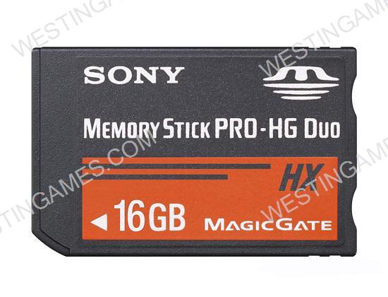 Sony Memory Stick Pro-HG Duo 16GB Flash Memory Card (Red)