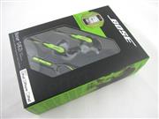 Écouteurs de sport intra-auriculaires avec micro et commande vocale pour iPhone iPod pour Bose Sie2i Vert-Noir (A+)