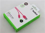 1.2m Belkin Micro USB Charging Data Sync Cable for Samsung Galaxy and HTC Smartphone Phone - Pink