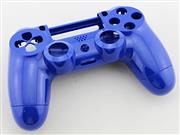 Replacement Top and Bottom Housing Shell Case for Playstation 4 PS4 Controller - Glossy Blue