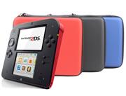Protecting Hard Pouch Bag Carry Case for 2DS - Blue 04