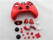 Full Mirror Chrome Housing Shell Case Replacement for XBOX ONE XB1 Wireless Controller - Red