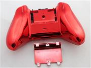 Full Mirror Chrome Housing Shell Case Replacement for XBOX ONE XB1 Wireless Controller - Red 04