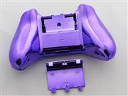 Full Mirror Chrome Housing Shell Case Replacement for XBOX ONE XB1 Wireless Controller - Purple 02