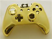 Full Mirror Chrome Housing Shell Case Replacement for XBOX ONE XB1 Wireless Controller - Gold 06