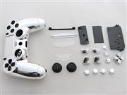 Mirror Chrome Housing Shell Case Replacement for PS4 Dualshock 4 Controller - Silver
