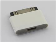 Micro to 30Pin Connector Cable-Free Adapter for iPhone 4/4S iPad2/3 -White