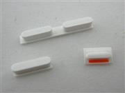 3 in 1 Replacement Power Button + Vibrate Switch + Volume Rocker Set for iPhone 5C - White