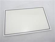Replacement Top Surface Glass with Gasket Sticker for 3DS XL/LL - White