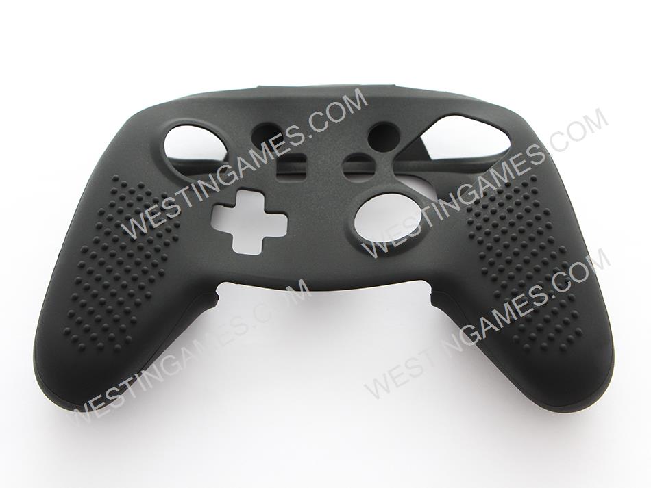 Protective Silicone Skin Case for NS Switch Pro Controller - Black (Nude Packs)