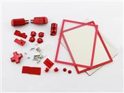 Full Housing Shell Case Kit Coke Red for NDSL/DS Lite/DSL 06