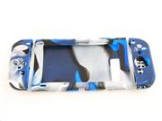 Complete Protective Anti-Slip Soft Camo Silicone Skin Case Set for NS Switch Console - Blue