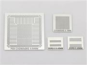 PS4 GPU CXD90026G CXD90025G DDR3 DDR5 BGA Direct Heat Stencil Template Kit (4 Piece Kit)