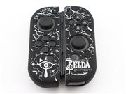 Protective Anti-Slip Soft Zelda Silicone Skin Case for NS Switch Joy-Con Controller - Black/White 03