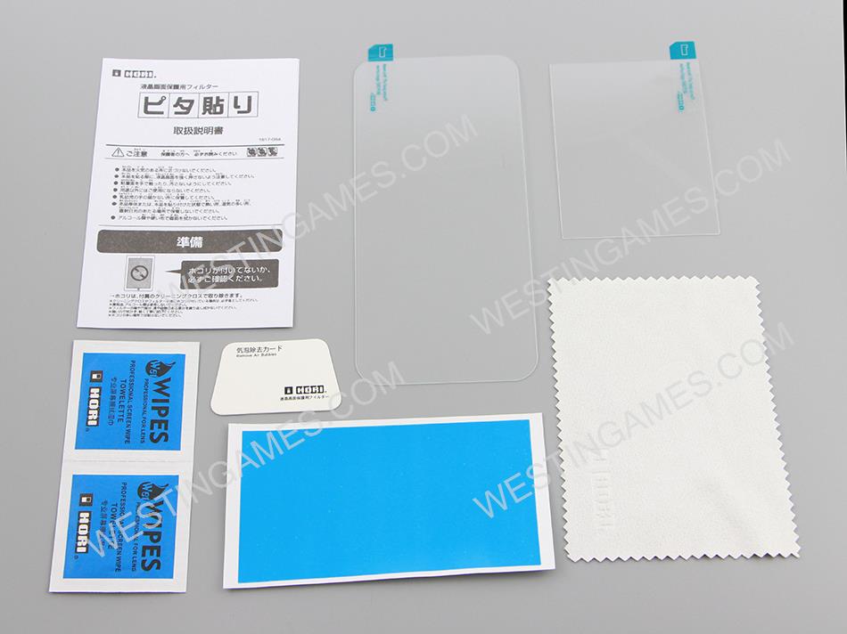 Hori Anti-Scratch HD Film Skin 0.26mm Tempered Glass Screen Protector for New 2DS XL/LL (A Grade) 03