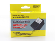 3in1 AC Power Cord Charing Adapter 9V for Sega NES/SNES/GENESIS Console - US Plug