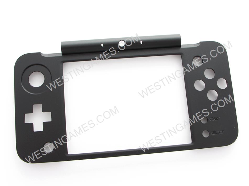Original Hinge Part Bottom Middle Housing Button Shell for NEW 2DS XL - Black