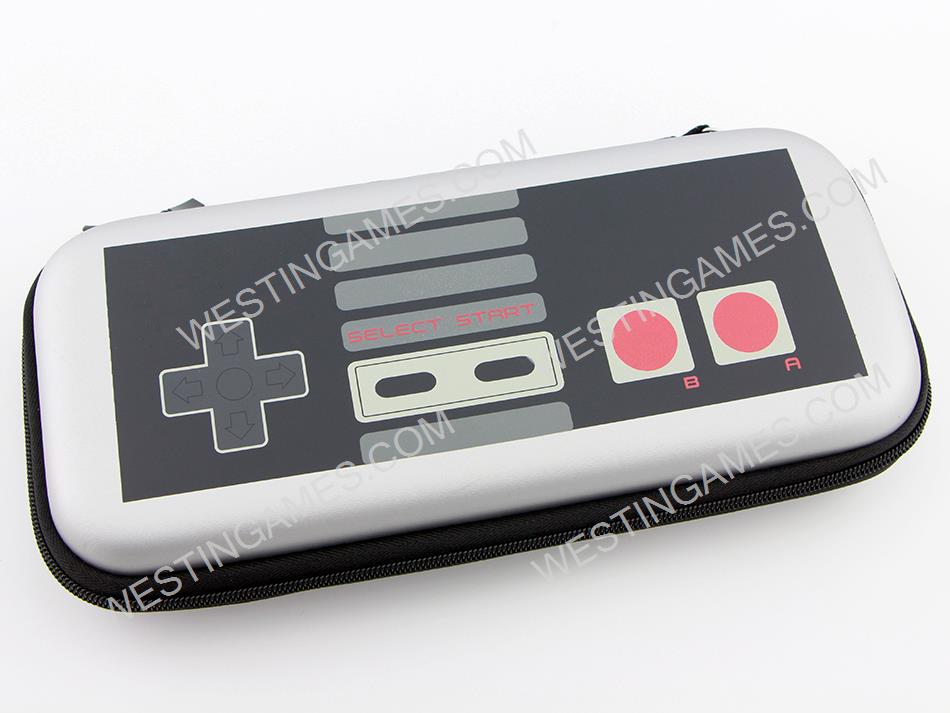Black EVA Hard Carrying Case Travel Pouch for Nintendo NS Switch - Super Famicom Joypad