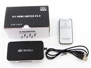 4in1 4K 3D ARC HDTV Pigtail Switch Adapter 2.0 with Remote for PS3 PS4 XBOXONE PC TV BOX Mac DVD VR
