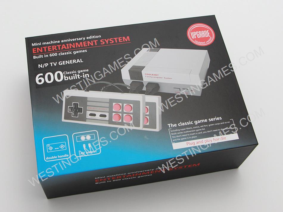 Retro Mini Classic Game Console NES TV 8-Bit Upgrade 600 Games Player AV Output