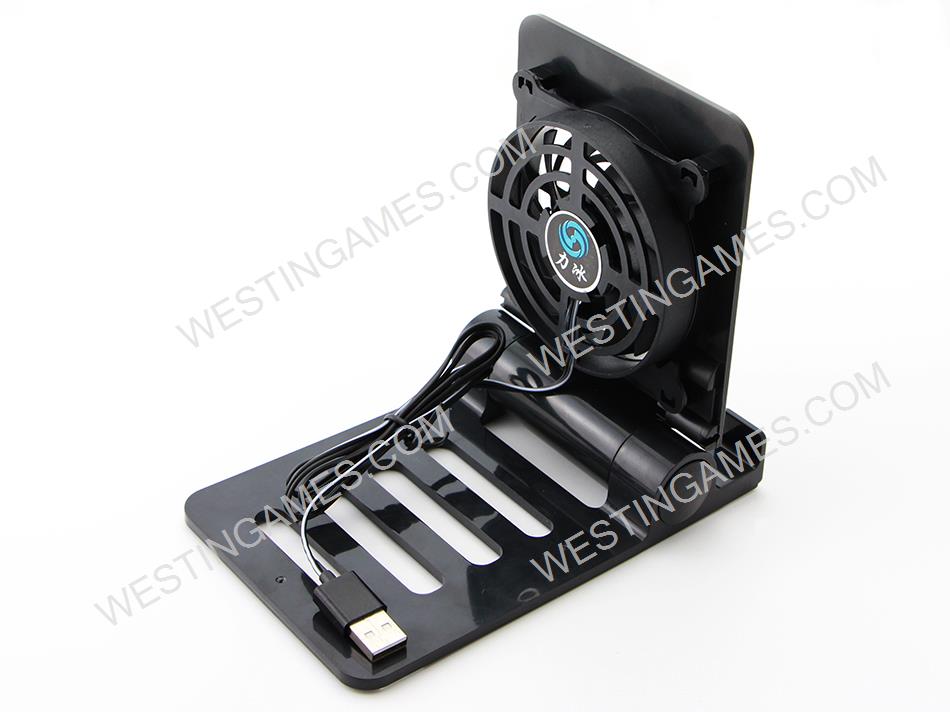 Fordable Stand Mount Holder with Cooling Fan Height Adjustable for NS Switch Mobile Phone Tablet 02