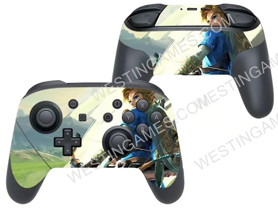 Designer Skin sticker Colourful for NS Switch Pro Controller Decal - Customs Themes