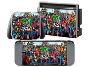 Designer Skin sticker Colourful for NS Switch System + Joy-con Controller Decal - Customs Themes 04