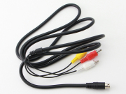 Composite AV RCA Cable Cord Audio Video for Sega Genesis 2 3