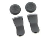 Extended L2 / R2 Trigger Cap Pro for PS4 and Pro Controller FPS Games Add-on Accessory Black+Black