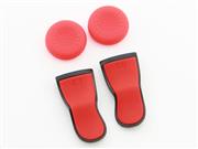 Extended L2 / R2 Trigger Cap Pro for PS4 and Pro Controller FPS Games Add-on Accessory Black+Red