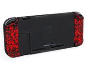 Minithink 3in1 Fashion Design Handfeel Textured Red Protective Cover Case for NS Switch - 10 Themes 05