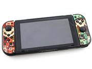 Minithink 3in1 Fashion Design Handfeel Textured Red Protective Cover Case for NS Switch - 10 Themes 06