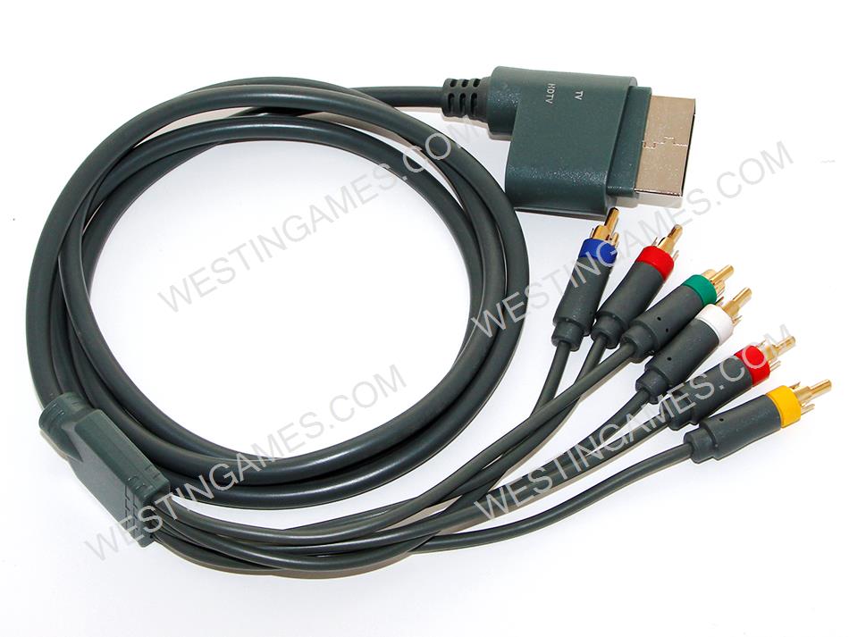 HD TV Component Composite Audio Video AV Cable Cord for Xbox 360