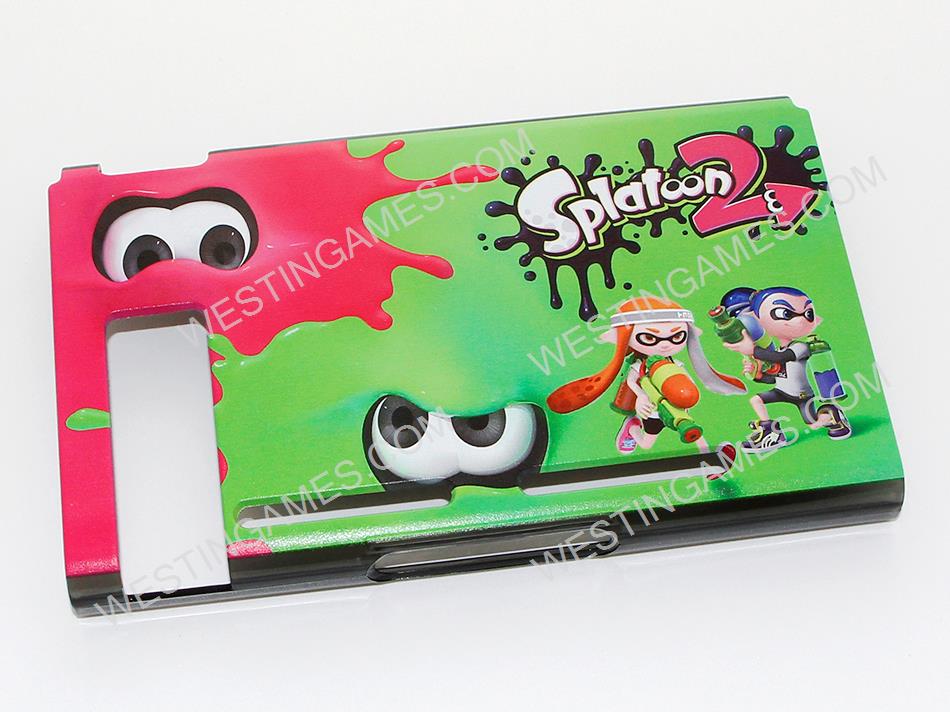 Fashion Design Protective Rear Back Cover Case for NS Switch - Splatoon 2