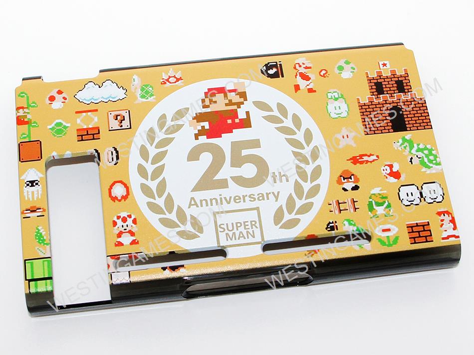 Fashion Design Protective Rear Back Cover Case for NS Switch - Super Mario 25th Anniversary