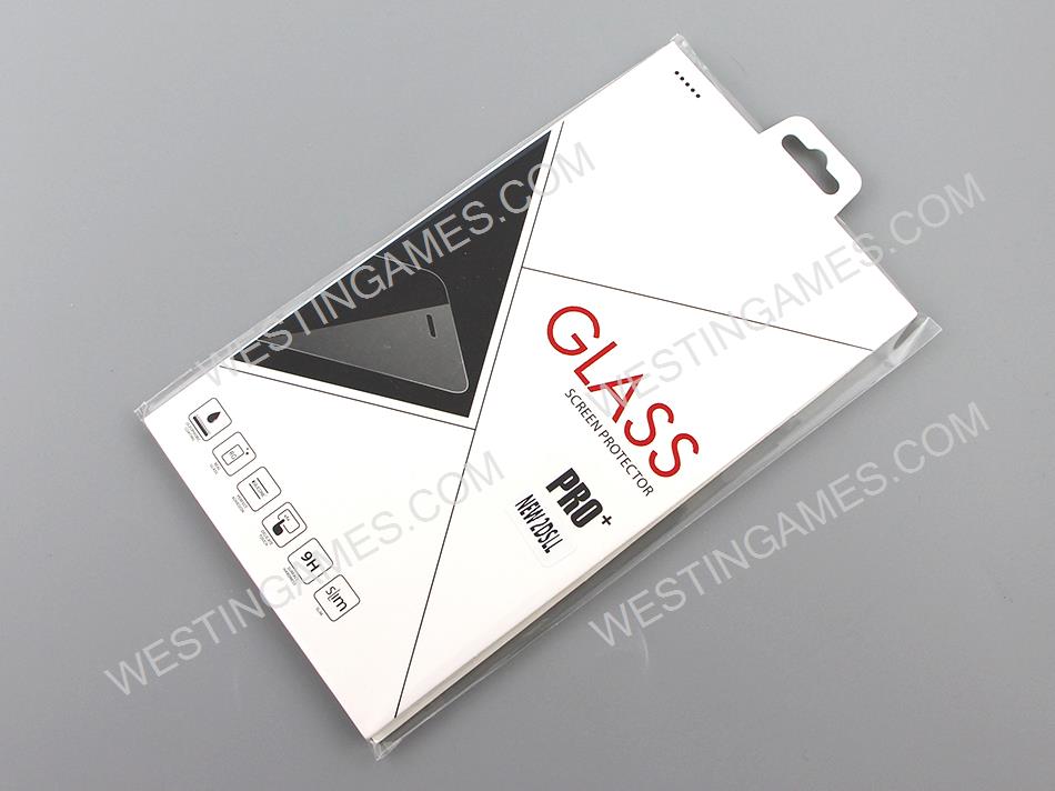Anti-Scratch HD Film Skin 0.26mm Tempered Glass Screen Protector for NEW 2DS XL/LL (A Grade)