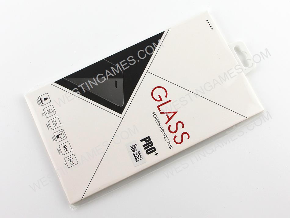 Anti-Scratch Film Skin Tempered Glass Screen Protector Set Clear for new 3DS XL/LL (A Grade)