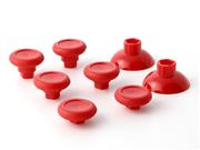 8in1 FPS Magic Removable Plastic Thumbstick Cap XBOX Shape for PS4 and XBOX ONE Controller - Red 02