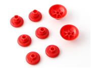 8in1 FPS Magic Removable Plastic Thumbstick Cap XBOX Shape for PS4 and XBOX ONE Controller - Red 03