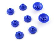 8in1 FPS Magic Removable Plastic Thumbstick Cap XBOX Shape for PS4 and XBOX ONE Controller - Blue 03