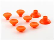 8in1 FPS Magic Removable Plastic Thumbstick Cap XBOX Shape for PS4 and XBOX ONE Controller - Orange 03