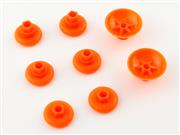 8in1 FPS Magic Removable Plastic Thumbstick Cap XBOX Shape for PS4 and XBOX ONE Controller - Orange 04