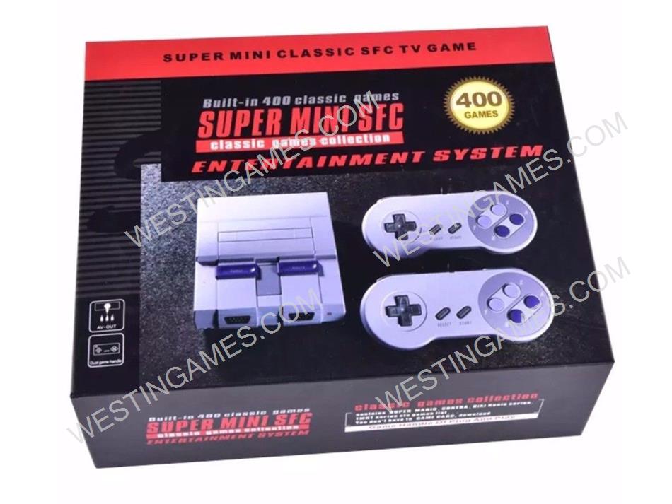 Super NES SNES Mini Retro Classic Game Console Entertainment 400 Games AV Out US Version