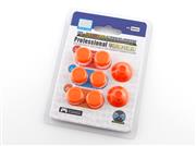 8in1 FPS Magic Removable Plastic Thumbstick Cap PS4 Shape for PS4 and XBOX ONE Controller - Orange