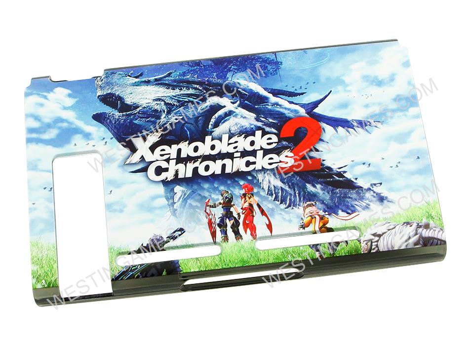 Fashion Design Protective Rear Back Cover Case for NS Switch - Xenoblade 2